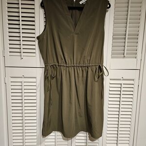 Calvin Klein Olive Green Mini Dress